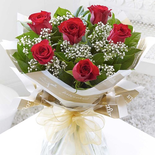 Six Stolen Kisses - Red - Delivered to Your Door